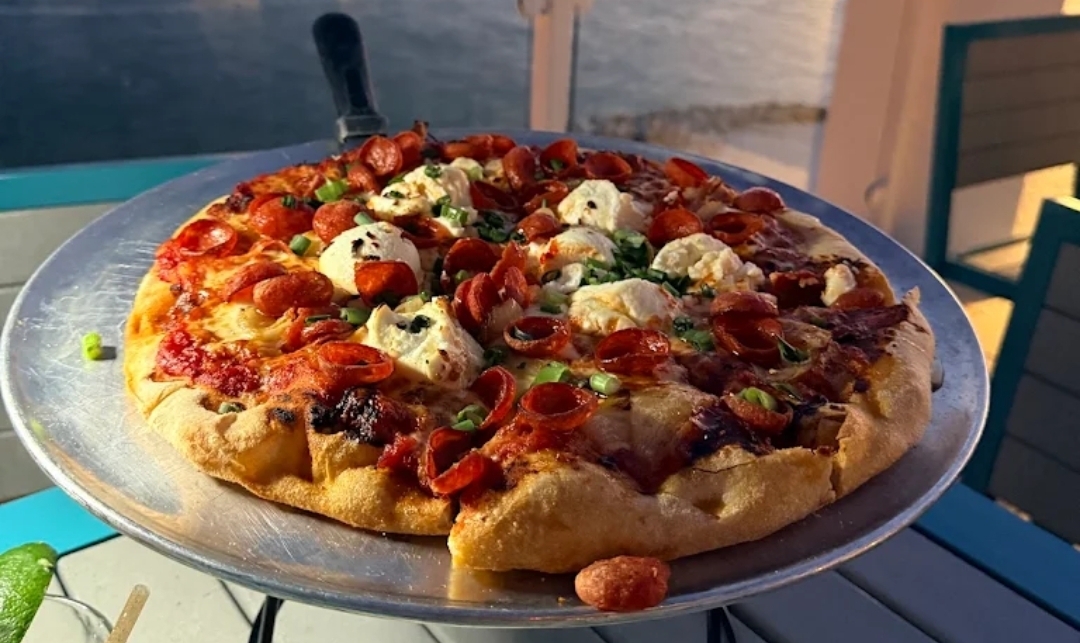 Featured pizza at Evy's Terrace Bar & Bistro